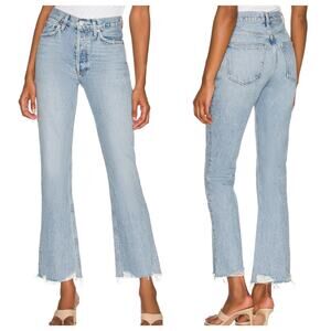 AGOLDE Light Wash Boot Cut Jeans